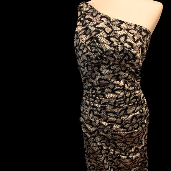Suzi Chin for Maggy Boutique Dresses & Skirts - Suzi Chin for Maggie Boutique one-shoulder size 10